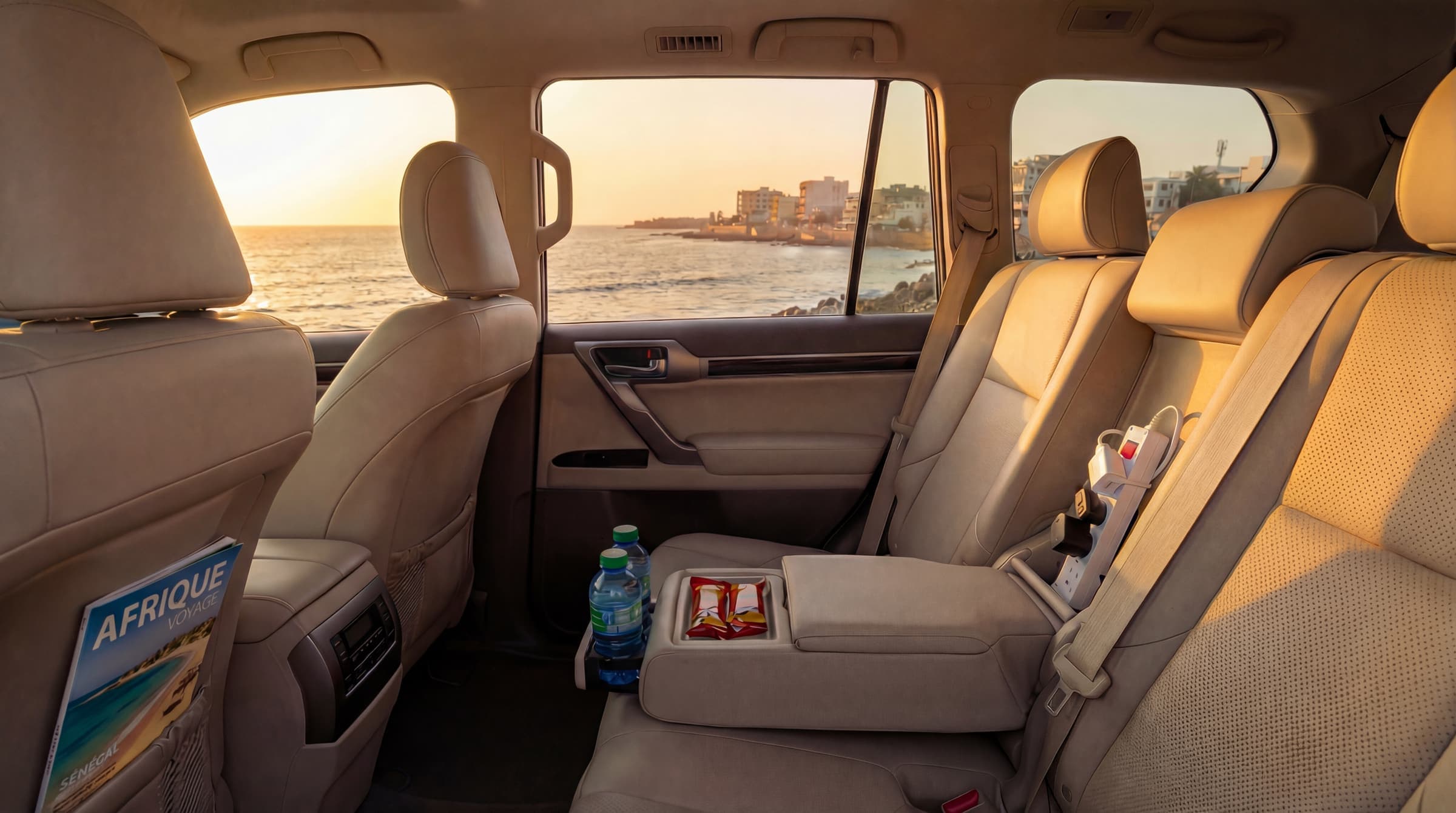 Intérieur Royal Drive sur la côte de Dakar